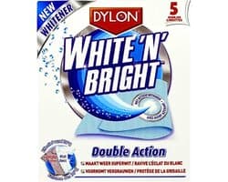 Dylon - Vlekverwijderaar - White & Bright - Superwit & Vlekkeloos - 5 Doekjes
