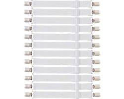 Goodivery ® Verstelbare bedlakenspanners, 12 stuks, elastische bedlakenspanners, lakenspanners met metalen clips, matrasspanners voor laken, matras, strijkplank of bank