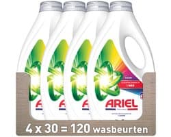 Ariel - Vloeibaar Wasmiddel Color 30 Wasbeurten - 4 x 1350 ml - Voordeelverpakking