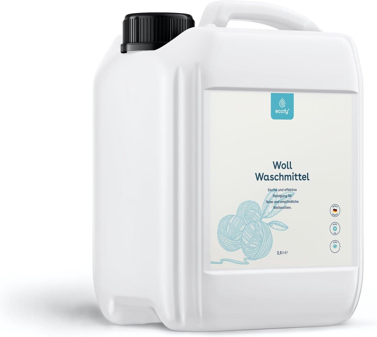 eco:fy® Wolwasmiddel • wasmiddel met lanoline voor wol, zijde, huiden, wolwalvis — afbeelding 1