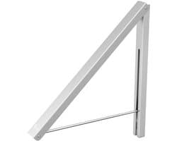 Dailygoods- Vouwen Hanger Ruimtebesparend - Intrekbare Muur Houder - Kledinghanger Antislip - Ideaal voor Kleine Ruimtes - Tot 27 kg Belastbaar - Eenvoudig Opvouwbaar - Muurhanger