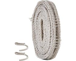 Kleding Droogtouw - Waslijn Reizen - Outdoor Kamperen - Winddichte Anti-slip - 500 cm - Grijs