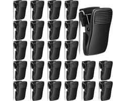 Kantoorclips - Wandclips Prikbordclips - Notities Bevestigen - Roestvrij Staal - 25 stuks - Zwart