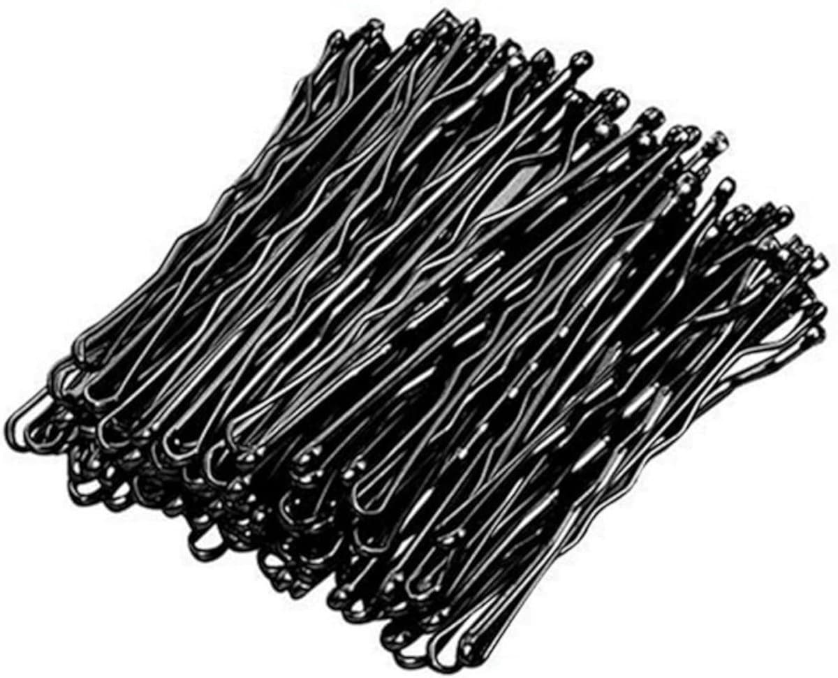 Haarspelden - Haarklemmen Bobby Pins - Haar Stylen - Metaal Sterke Grip - 400 stuks - Zwart — afbeelding 1