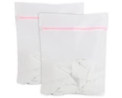 Set van 2 wasnetten voor wasmachine, premium waszak, 40 x 50 cm, wasnet met verborgen ritssluiting, bescherming tegen vervorming en vouwen, wasnet voor wasmachine, waszak