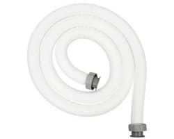 Slang - D 38 L 3,0 m - PVC - Wit - 38 mm schroefdraad