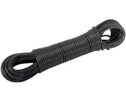 Waslijndraad Nylon - Kledinglijn Touw - Buiten Drogen - Extra Sterk Materiaal - 30 Meter Lang - Beige