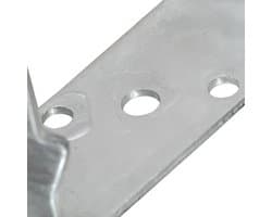 vidaXL - Grondankers - 12 - st - 14x6x15 - cm - gegalvaniseerd - staal - zilverkleurig