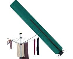 Droogmolen Beschermhoes - Waterdichte Afdekking - Buiten Wassen - Ritssluiting Toegang - 165 x 15 cm — afbeelding 1