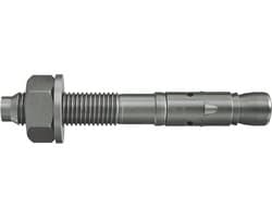 Slag anker - Zware last anker - Stalen constructies bevestigen - Hoge draagkracht - 12/10 - Zilverkleurig