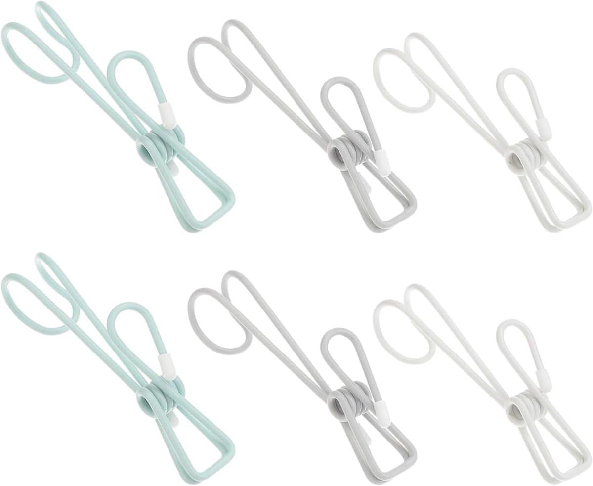 Wasknijpers - Kledinghangers - Kleding Drogen - Winddicht Ontwerp - 10 cm Lengte - Wit — afbeelding 1