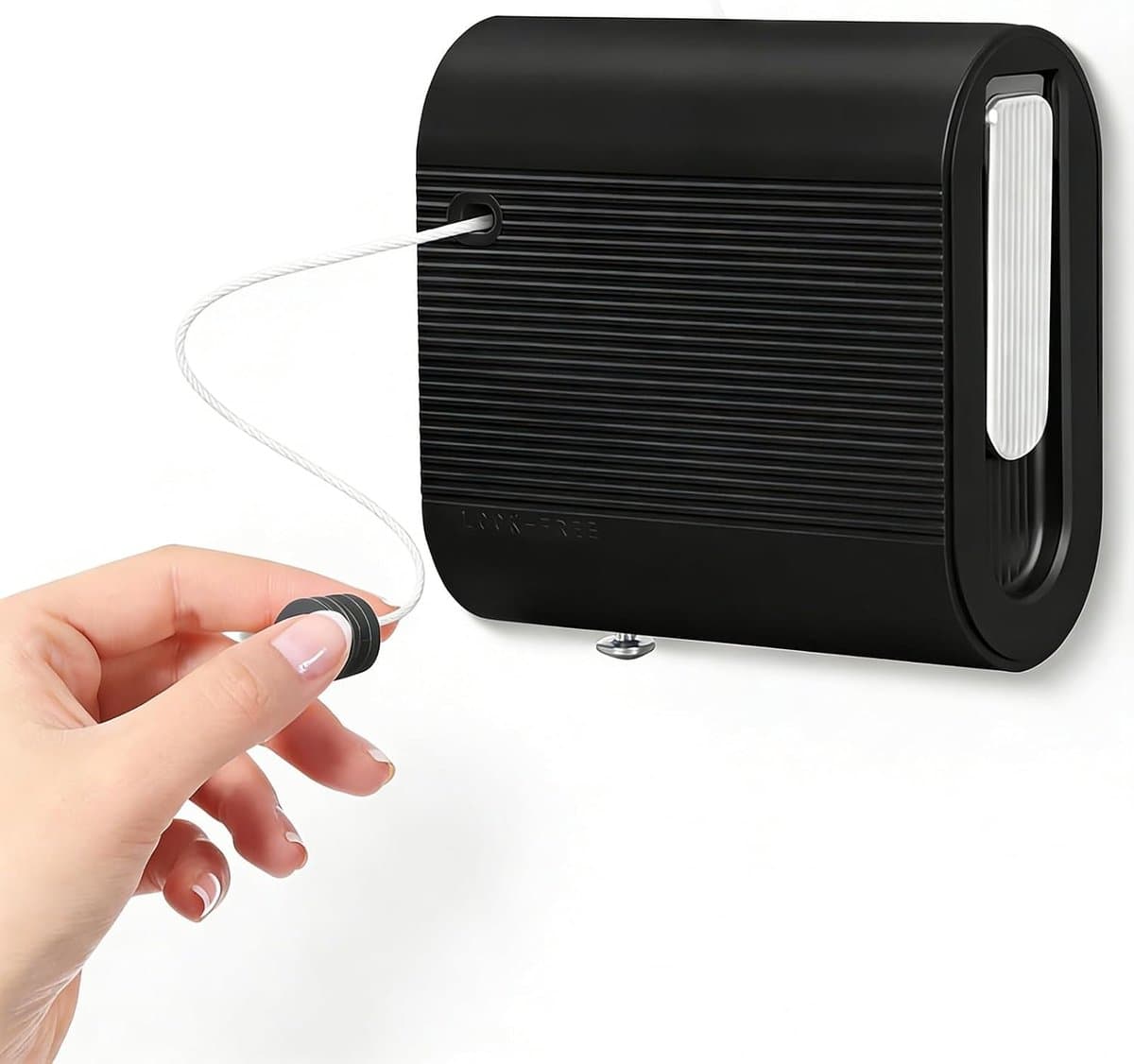 Clothesline, Retractable 4.2 m, New Design, Space Saving, Wall Mounting, Load Capacity 20 kg, for Bathroom, Laundry - ShopVlot — afbeelding 1