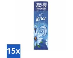 Lenor - Geurbooster - Zeebries - Non-Stop Frisheid - 19 Wasbeurten - Bulkverpakking - 15 stuks