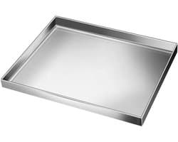 Lekbak Onder Wasmachine - Condensaatbak Airco - Lekkage Voorkomen - Roestvrij Staal 304 - 70x70cm - Zilver
