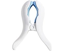Kledingknijpers Strandlaken - Grote Clips - Wasgoed Droge - Windproof Plastic - Extra Groot - Blauw