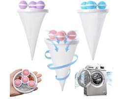 3 stuks - Wasmachine filterzakken - Wasmachine haarfilterzakken - Wasmachine pluizenverzamelaar - Wasmachine filter - Herbruikbaar - Voorkomt verstoppingen in de afvoer van de wasmachine - Voor beddengoed, broeken, donsjacks, jeans, handdoeken — afbeelding 1