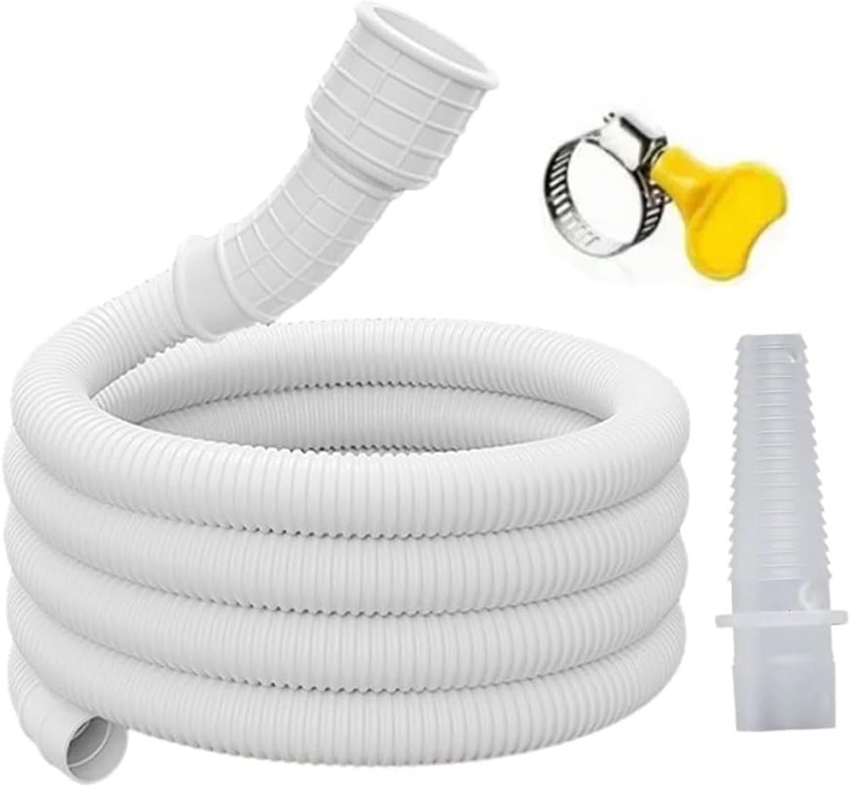 Afvoerslang Airco - Universele Slang - Vocht Afvoeren - Inclusief Klem - 10 Meter Lang - Wit — afbeelding 1