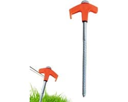 Grondanker - Tentharingen - Buiten Bevestigen - Oplichtend in donker - 20 cm - Oranje