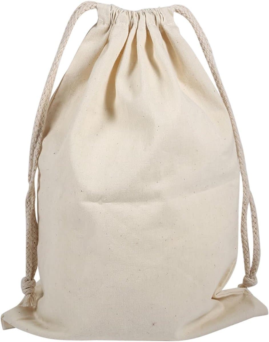 Katoenen Waszak voor het Sorteren van Vuil Wasgoed, Herbruikbare Opbergzak voor Kleding (22 * 28cm) — afbeelding 1