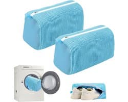 Set van 2 Waszakken voor Sneakers - Mesh Schoenbeschermers voor Wassen, Ideaal voor Sport- en Casualschoenen