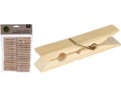 Bamboe - Wasknijpers - 60 Stuks