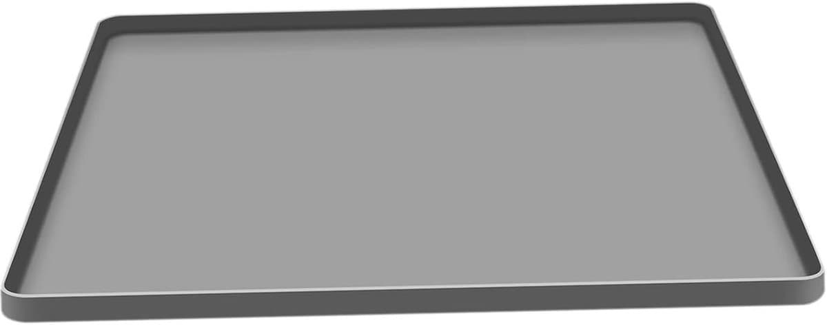 Lekbak voor Apparaten - Waterdichte Mat - Bescherming Vloer - Verhoogde Rand - 60x50cm - Grijs — afbeelding 1