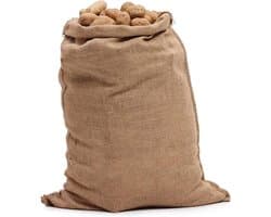 Jute Zak - Opslagzak Linnen - Buiten Spel - Stevig Genaaid - 60x100cm
