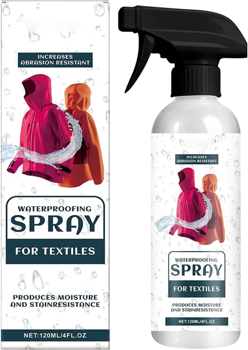 Textiel Impregneerspray - Waterafstotende Spray - Outdoor Bescherming - Duurzame Vochtbarrière - 120 ml — afbeelding 1