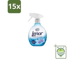 15 x Lenor – Crease Releaser Spray – Spring Awakening – Kreukverwijderaar & Textielverfrisser – 500 ml - Grootverpakking - Kreukverwijderaar - Textielverfrisser - Stofverfrisser - Stofverzorging - Stofverzorging