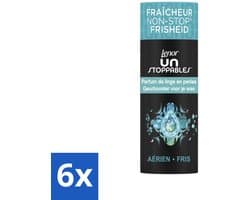 6 x Lenor Unstoppables - Geurbooster - Fris - 13 Wasbeurten - Lenor Unstoppables - Geurbooster - Wasverfrissers - Langdurige Geur - Frisse Geur