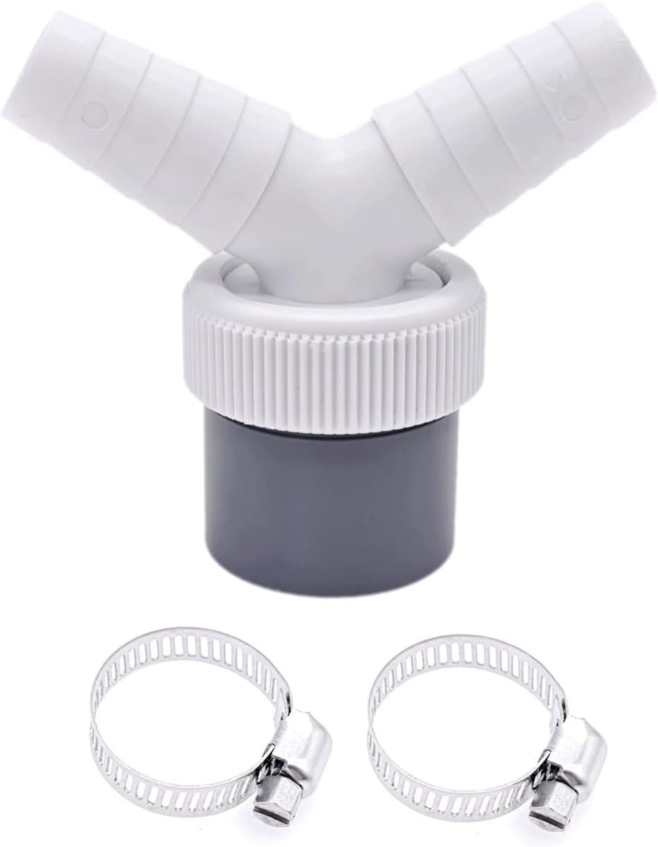 2-Weg Y-Splitter Afvoerslangconnector voor Wasmachine en Vaatwasser — afbeelding 1