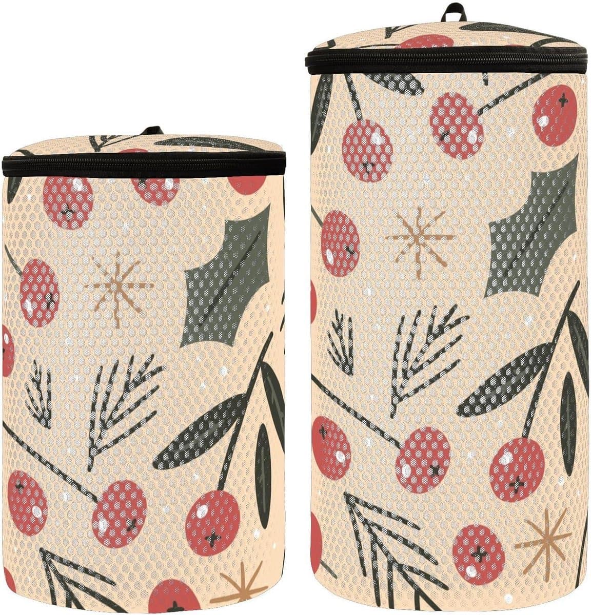 Schoen Wasmachine Tassen - Sneaker Waszakken - Schoenen Wassen - Honingraat Gaasstof - 2 stuks - Bloemen Patroon — afbeelding 1