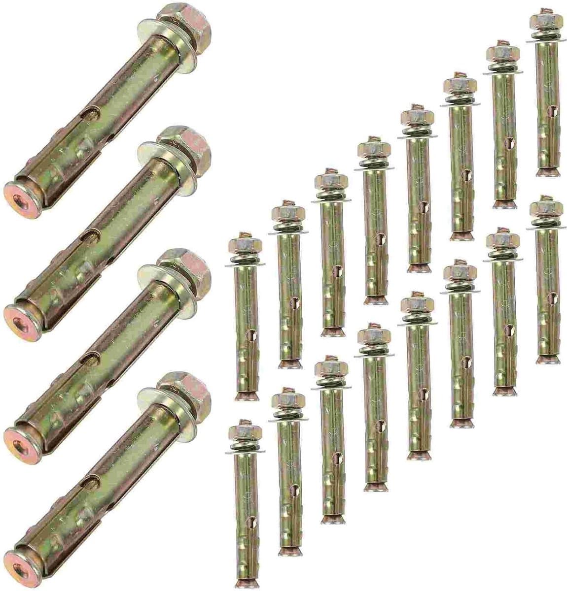 Ankerbouten - Expansiebout Schroef - Bevestiging Beton - Verzonken Schroefkop - 5.50X1.30X1.30CM - Golden — afbeelding 1