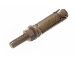 Projecterende Boutankers - Metselwerk Ankers - Zware Bevestiging - Roestbestendig Plating - M8 x 75mm - Geel Verzinkt