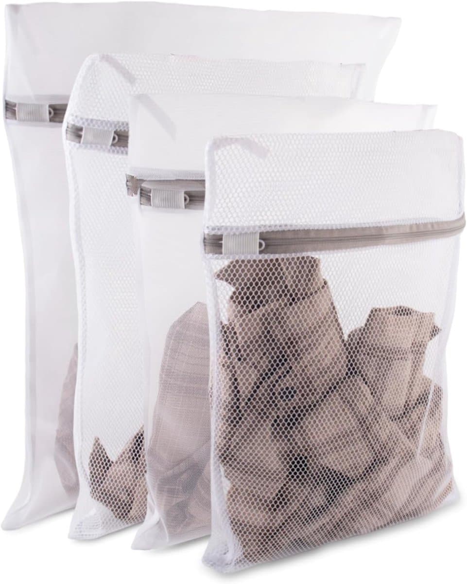 Waszakken, waszakken mesh waszakken met Dense & Coarse mesh, duurzame lingerie zakken voor het wassen van delicates, waszakken voor wasmachine organizer reiskleding tassen — afbeelding 1