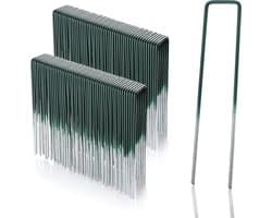 Kunstgrasgrondankers 150mm lang 25mm breed 29mm dik staal thermisch verzinkt - Platte kop