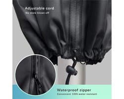 Waterdichte en UV-bestendige Beschermhoes voor Droogmolens - Weerbestendige Tarpaulin Cover voor Buiten, Donkergroen, 168 x 30 x 30 cm, Bescherming tegen Stof en Weerselementen