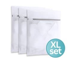 RENALUX - Waszakjes met Rits - Waszakken voor Wasgoed - Waszak - Laundry Bag - Waszakje Lingerie - Waszakjes Groot - Waszak Groot - Wasnet - Wasnetten - Waszakken met Rits - 3 Stuks - 30 x 40 cm — afbeelding 1