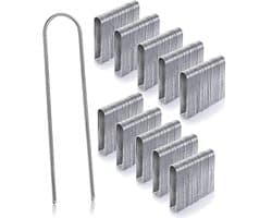 GardenMate 500 verzinkte aardankers van staaldraad 150 mm lang - 25 mm breed van staaldraad dikte 2,9 mm