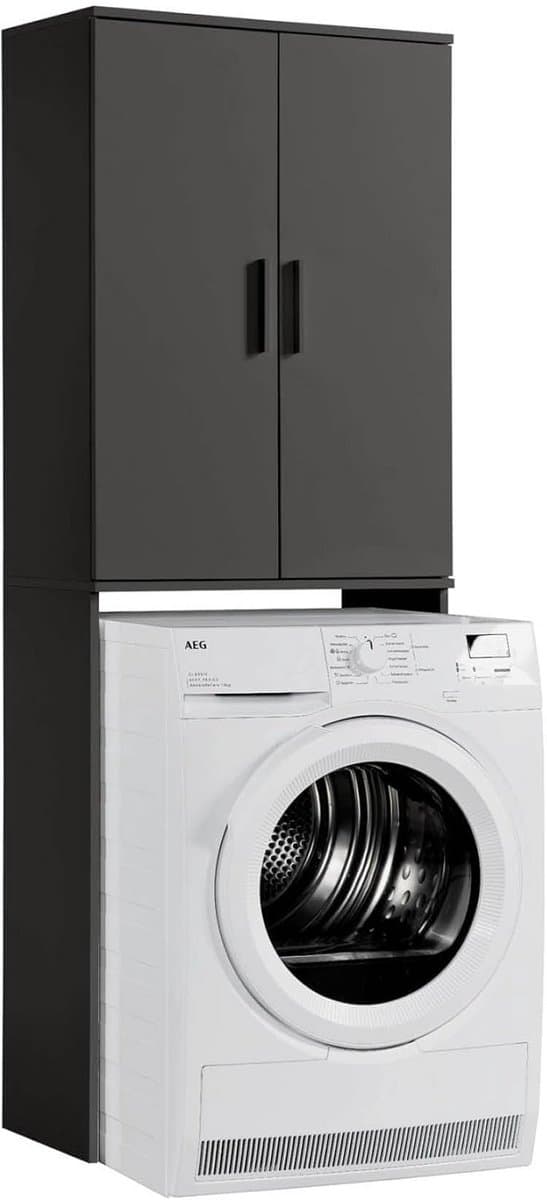 Wasmachine Ombouw - Opbouwmeubel - Kast Wasdroger - Meubel - overzicht — afbeelding 1