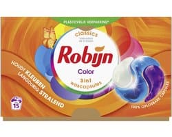 Robijn Wascapsules 3-in-1 Color 15 stuks