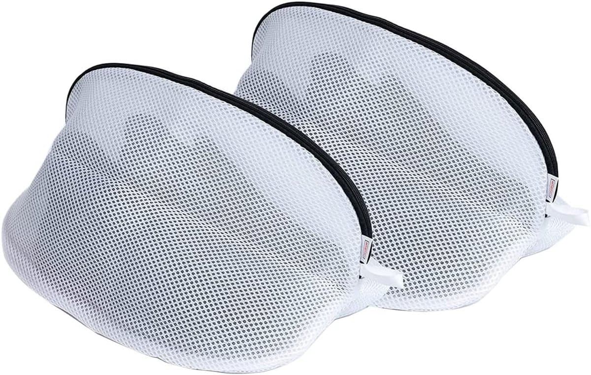 Schoenwaszak voor de wasmachine, hoge bescherming, duurzaam wasnet met rits voor sneakers en sportschoenen - 45x30x30cm, ideaal voor delicate was. — afbeelding 1