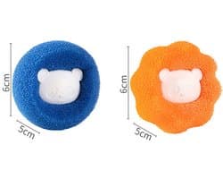 Herbruikbare droogballen — Verzachten de was op natuurlijke wijze, verkorten de droogtijd en voorkomen statische elektriciteit. Niet-giftige, milieuvriendelijke wasballen — 10-pack (5 rood, 5 blauw)