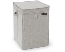 Brabantia Wasmand - met Deksel - Stapelbaar - 35 l - Grey — afbeelding 1