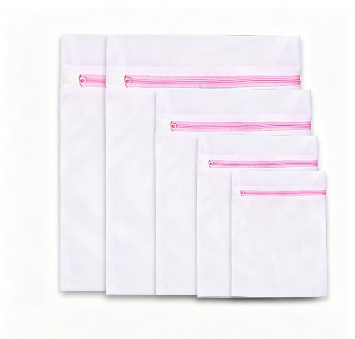 Waszakken – 5-delige set: Geschikt voor bh's, reizen, schoenen, bagage, sokken, ondergoed en babykleding. — afbeelding 1