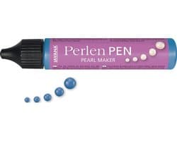 Javana Donkerblauwe Parel Effect Pen 29ml - Voor op textiel en andere ondergronden