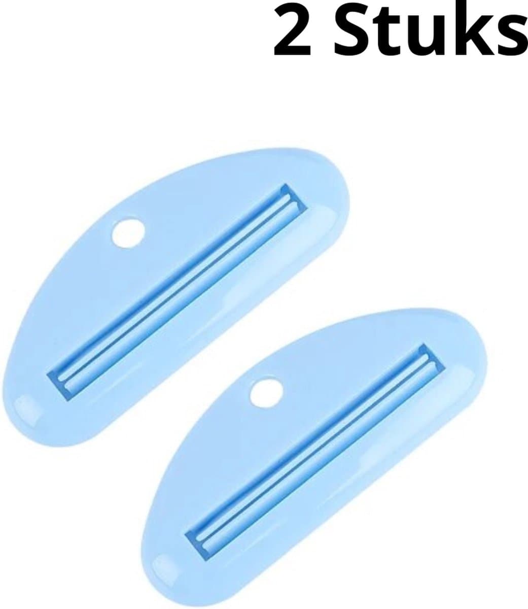 Tandpasta Knijpers Tube Clip Blauw 2 stuks | Tube Knijper | Tandpasta | Uitknijper | Tubeknijper | Tandpastaknijper — afbeelding 1