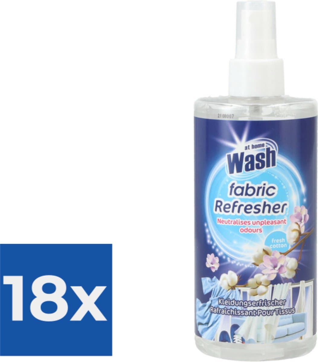 At Home Textielverfrisser Cotton 300 ml - Voordeelverpakking 18 stuks — afbeelding 1