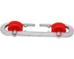 Waslijnspreider - Waslijnscheider spanner - Waslijn organiseren - Aluminium roestvrij - 185 cm lengte - Metaal