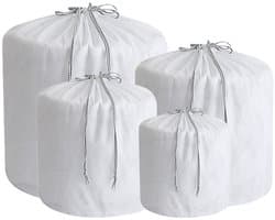 Waszakjes - Wasnetten - 4 stuks - Sterke Waszakken - met Trekkoord - 4 maten - Waszak voor wasmachine blouses, beha's, ondergoed, beddengoed, mantels, textiel - Fijnmazig gaas